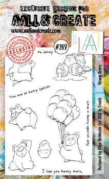 AALL and Create Honey Bears Stamps - Stempel A6