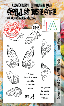 AALL and Create Insect Wings Stamps - Stempel A6