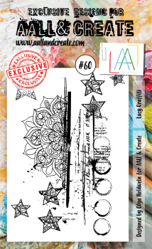 AALL and Create Lacy Graffiti Stamps - Stempel A6