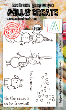 AALL and Create Let It Snow Stamps - Stempel A6