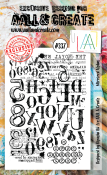 AALL and Create Mirrored Alphas Stamps - Stempel A6