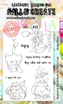 AALL and Create Moody Kittens Stamps - Stempel A6
