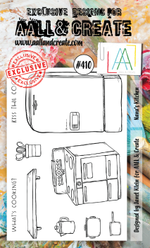 AALL and Create  Nana's Kitchen  Stamps - Stempel A6