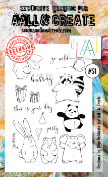 AALL and Create Party Animal Stamps - Stempel A6
