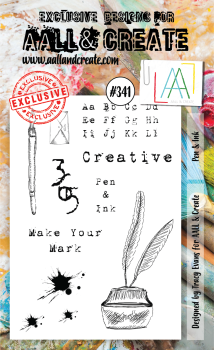 AALL and Create Pen & Ink Stamps - Stempel A6