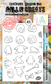 AALL and Create Quirks Stamps - Stempel A6