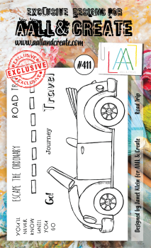 AALL and Create Road Trip Stamps - Stempel A6