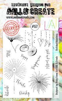 AALL and Create Sketched Happiness Stamps - Stempel A6