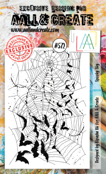 AALL and Create  Spooky Sky  Stamps - Stempel A6