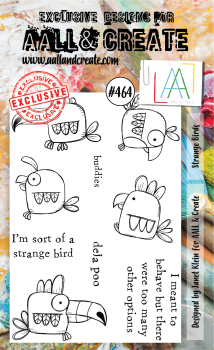 AALL and Create Strange Birds Stamps - Stempel A6