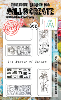 AALL and Create Ticketed Snippets Stamps - Stempel A6