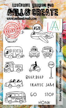 AALL and Create Transportation Stamps - Stempel A6