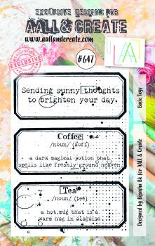 AALL and Create Basic Tags Stamps - Stempel A7