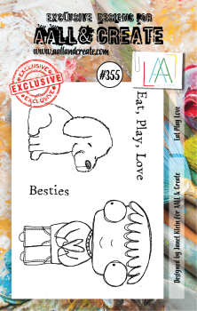 AALL and Create Eat Play Love Stamps - Stempel A7