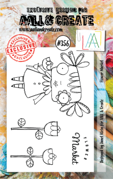 AALL and Create Flower Market Stamps - Stempel A7