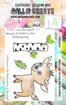 AALL and Create Forest Fawn Stamps - Stempel A7