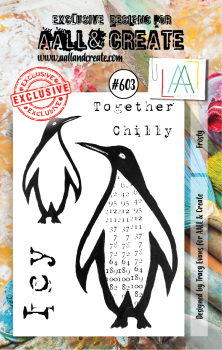 AALL and Create  Frosty  Stamps - Stempel A7