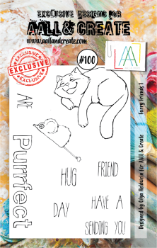 AALL and Create Furry Friends Stamps - Stempel A7