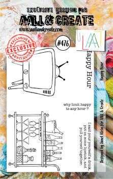 AALL and Create Happy Hour Stamps - Stempel A7