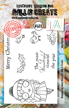 AALL and Create Miss Merry Stamps - Stempel A7