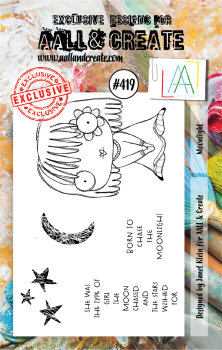 AALL and Create  Moonlight  Stamps - Stempel A7