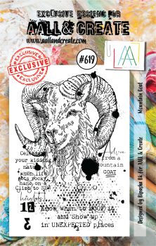 AALL and Create Mountain Goat Stamps - Stempel A7