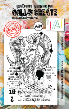 AALL and Create  Mountain Goat  Stamps - Stempel A7