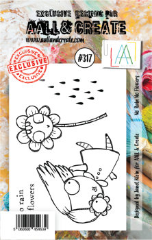 AALL and Create No Rain No Flowers Stamps - Stempel A7