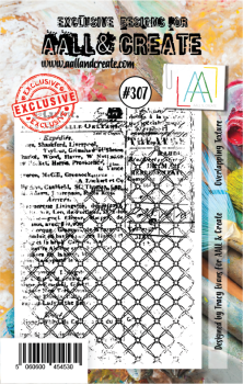 AALL and Create  Overlapping Texture  Stamps - Stempel A7