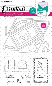 Studio Light - Stempel mit Stanze Gift Card Envelope Stamp & Die 