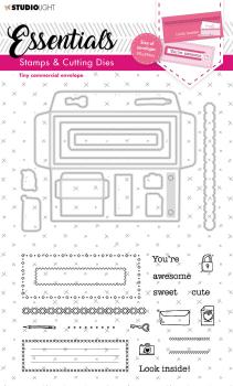 Studio Light - Stempel mit Stanze Tiny Commercial Envelope 