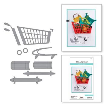 Spellbinders 3D Die "Shopping Cart Right Facing "