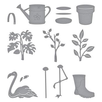Spellbinders Dies " Plant it Here Etched" Stanzschablonen