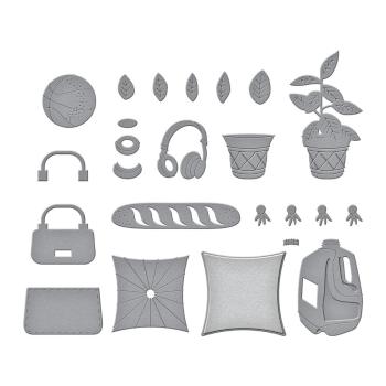 Spellbinders Dies "Shopping Run Etched" Stanzschablonen
