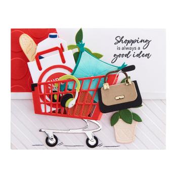 Spellbinders Dies "Shopping Run Etched" Stanzschablonen