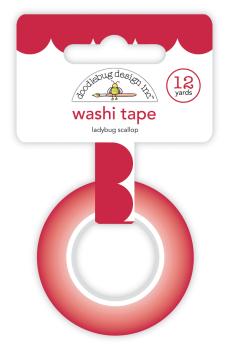 Doodlebug Design "Ladybug Scallop" Washi Tape 