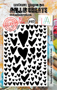 AALL and Create Reverse Heartz Stamps - Stempel A7
