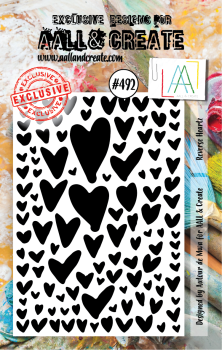 AALL and Create  Reverse Heartz  Stamps - Stempel A7