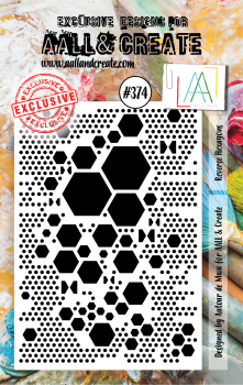AALL and Create Reverse Hexagons Stamps - Stempel A7