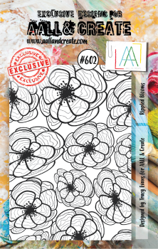 AALL and Create Rippled Blooms Stamps - Stempel A7