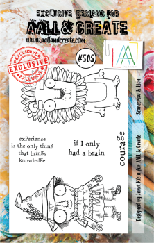 AALL and Create Scarecrow & Lion Stamps - Stempel A7