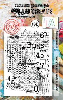 AALL and Create Scripted Arthropods Stamps - Stempel A7