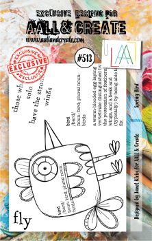 AALL and Create Spring Bird Stamps - Stempel A7