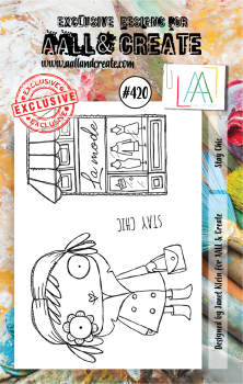 AALL and Create  Stay Chic  Stamps - Stempel A7