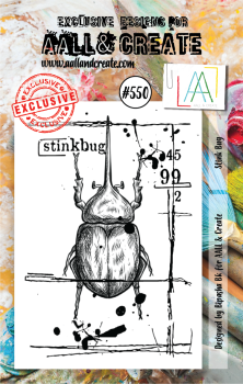 AALL and Create Stink Bug Stamps - Stempel A7