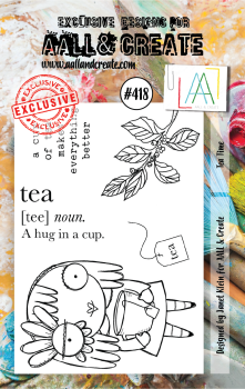 AALL and Create  Tea Time  Stamps - Stempel A7