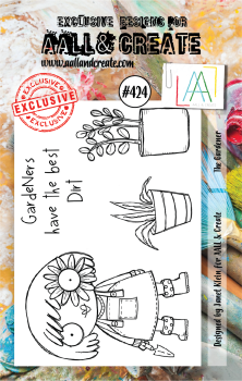 AALL and Create  The Gardener  Stamps - Stempel A7