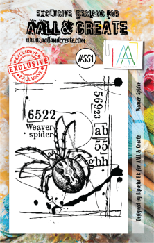 AALL and Create Weaver Spider Stamps - Stempel A7