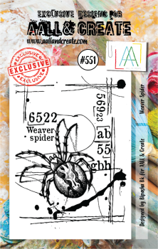 AALL and Create  Weaver Spider  Stamps - Stempel A7