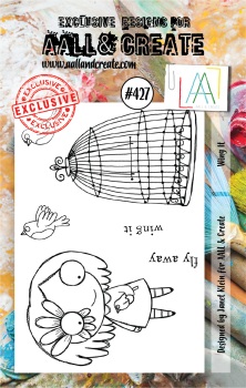 AALL and Create Wing It Stamps - Stempel A7